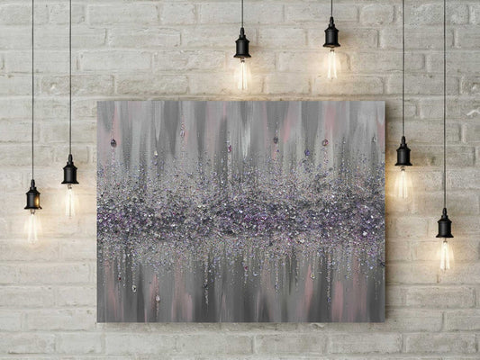 Glitter Glass Painting