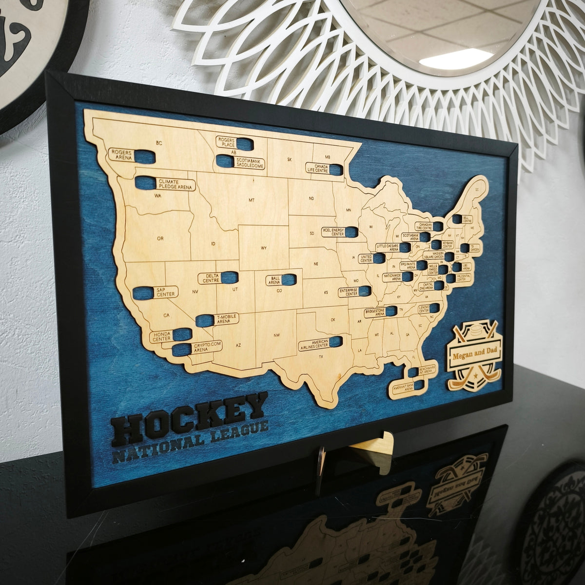 NHL Arena Map Tracker | 32 Hockey Stadiums Bucket List