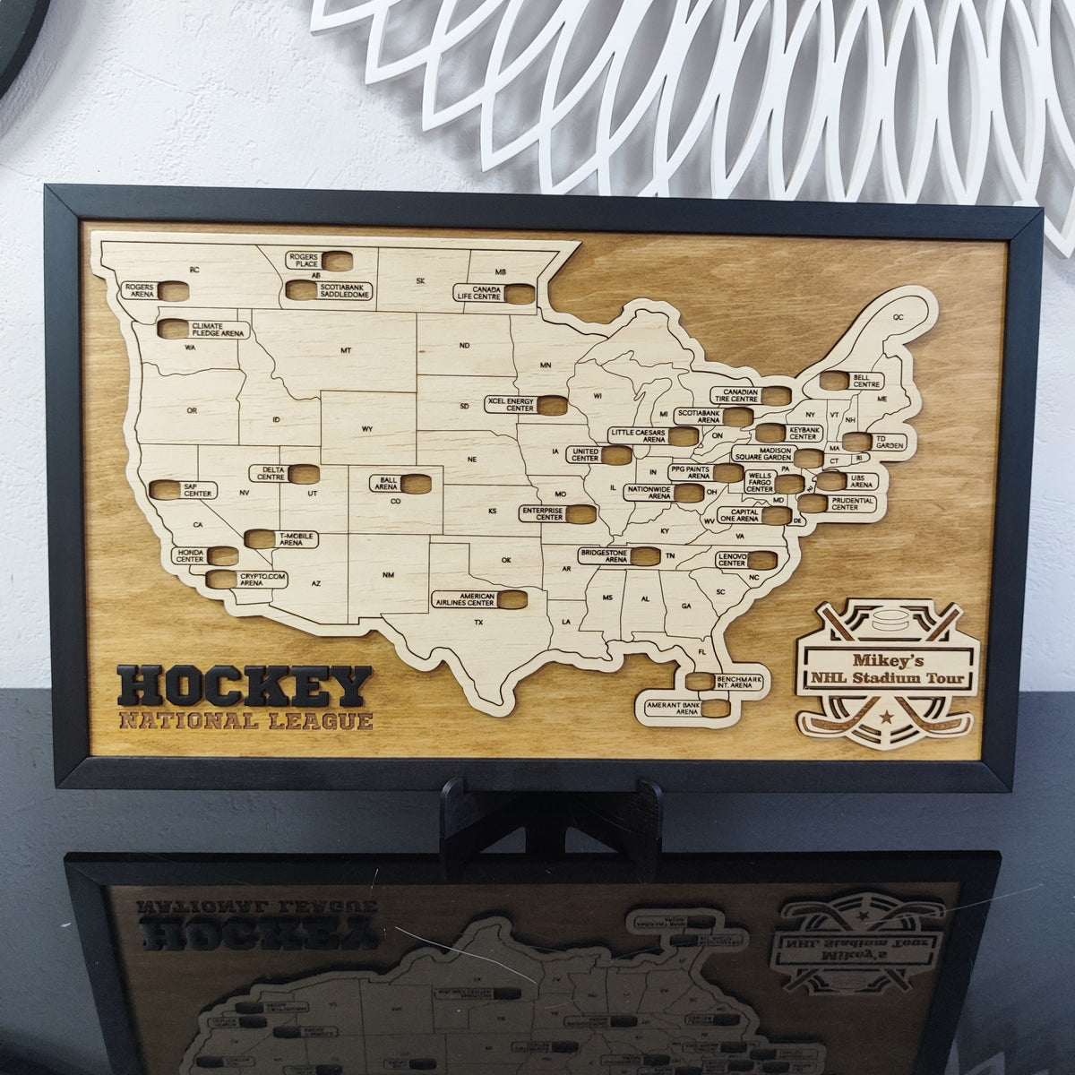NHL Arena Map Tracker | 32 Hockey Stadiums Bucket List