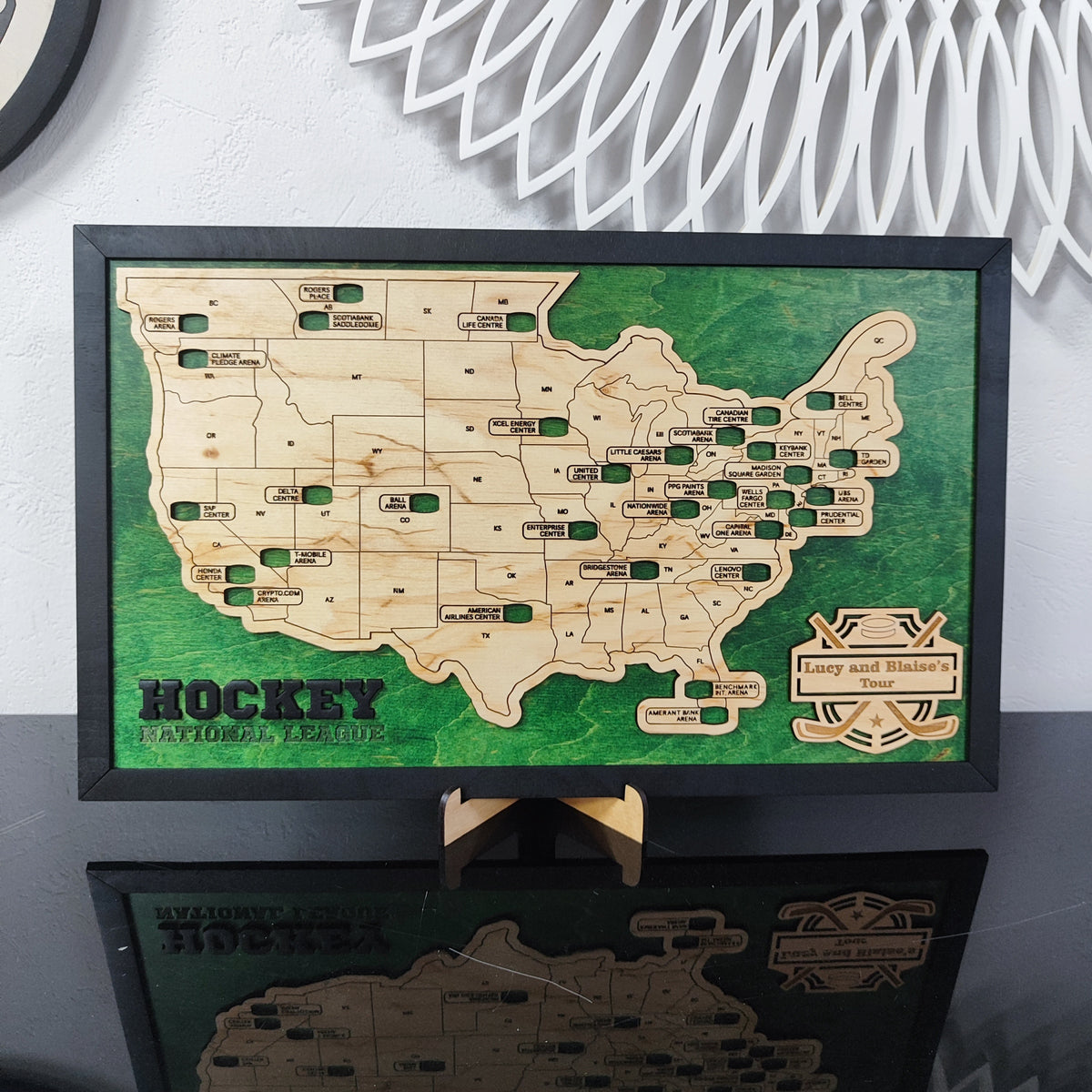 NHL Arena Map Tracker | 32 Hockey Stadiums Bucket List