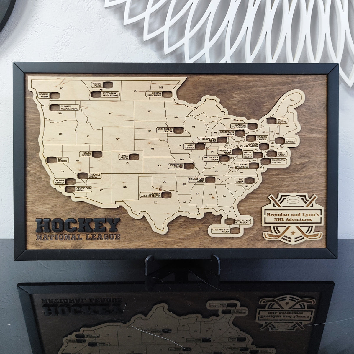 NHL Arena Map Tracker | 32 Hockey Stadiums Bucket List