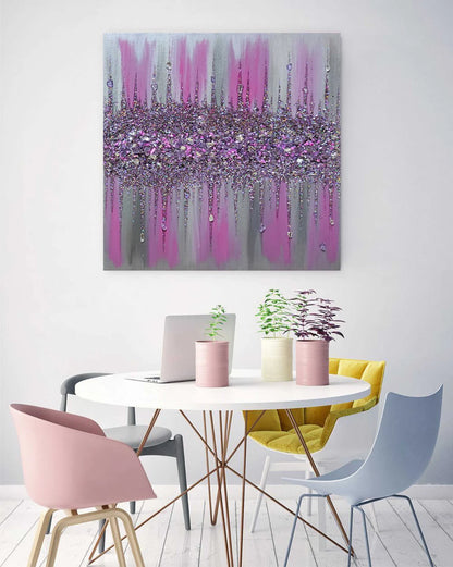 Glitter Glass Painting