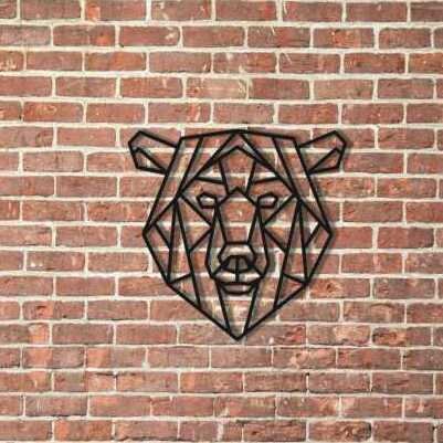 Geometric Bear Art