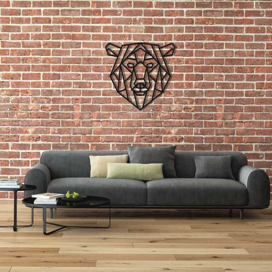 Geometric Bear Art