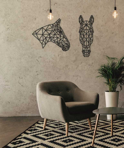 Geometric Horse Art