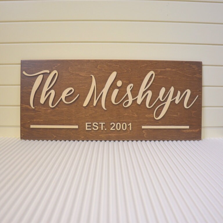 Custom Name Sign