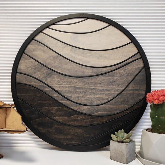 Wood Wall Round Decor