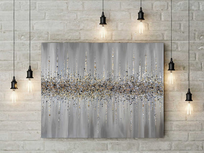 Glitter Glass Painting