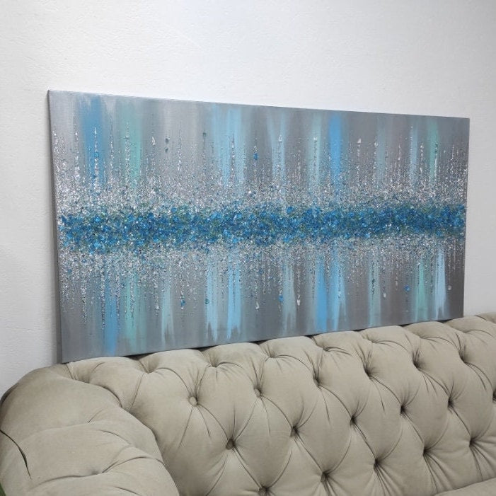 Glitter Glass Painting