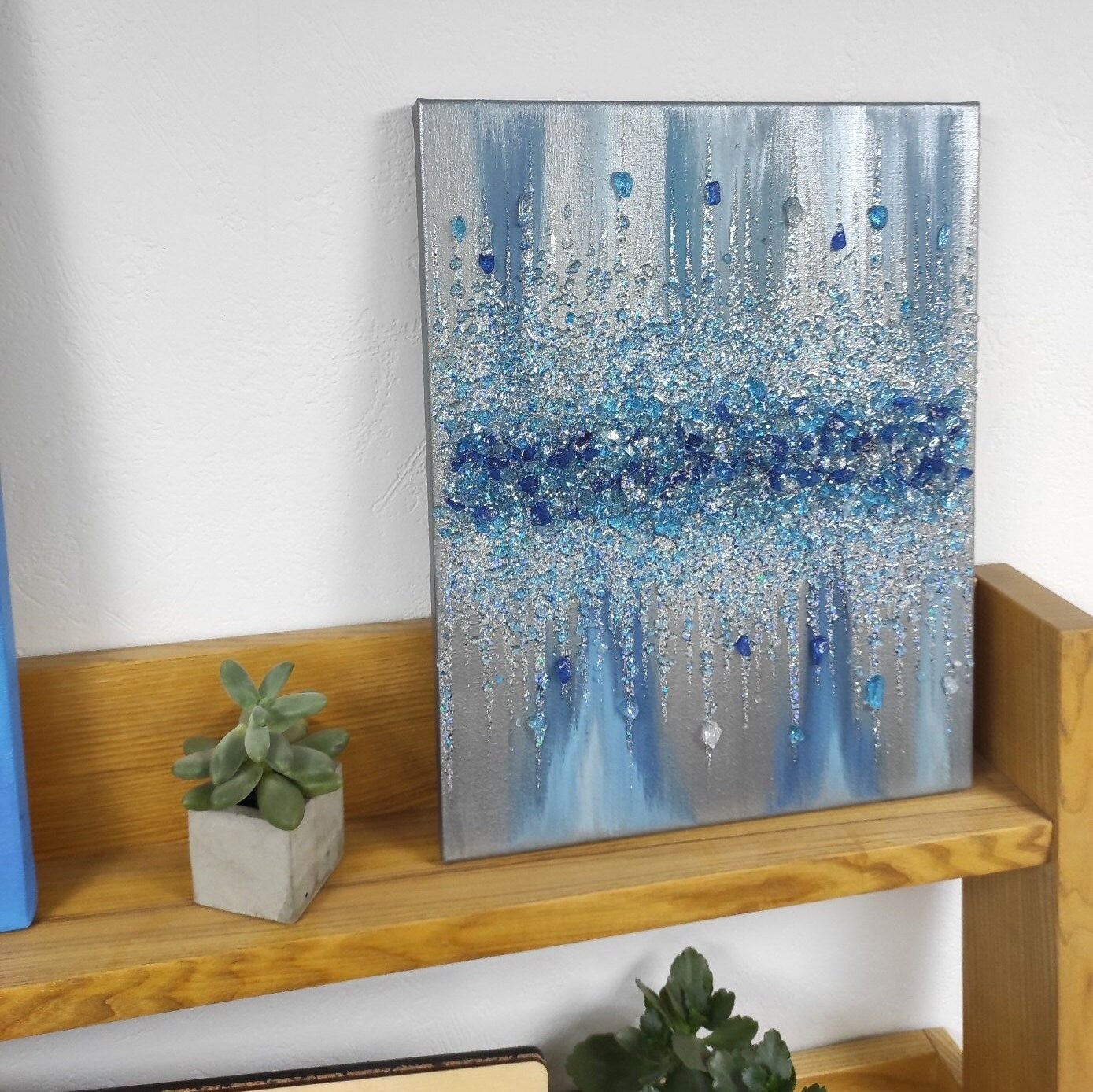 Glitter Glass Painting