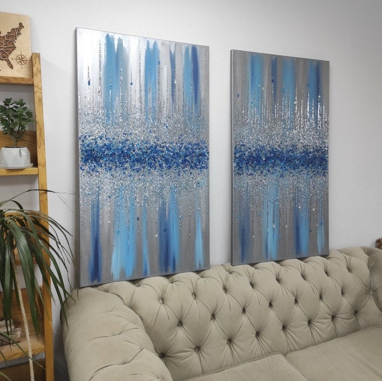 Glitter Glass Painting