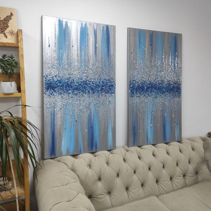 Glitter Glass Painting