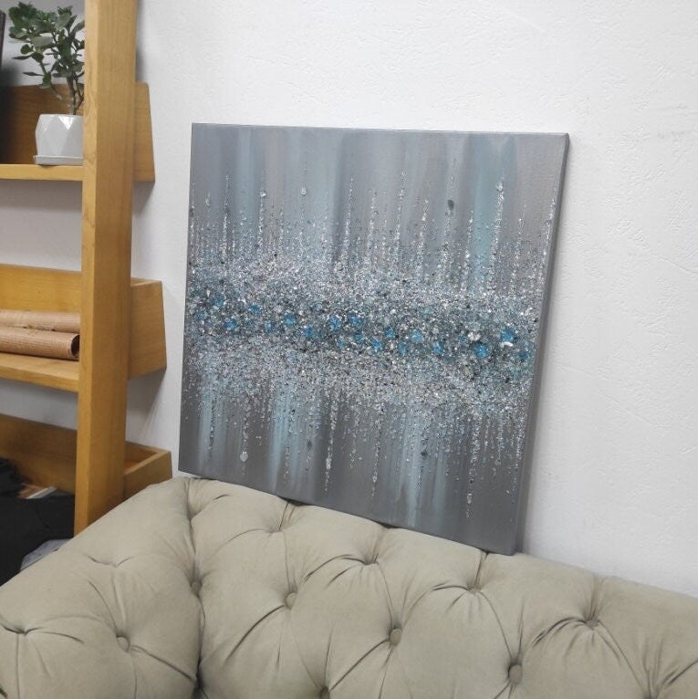 Glitter Glass Painting