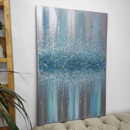 Glitter Glass Painting