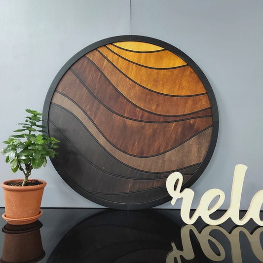 Wood Wall Round Decor