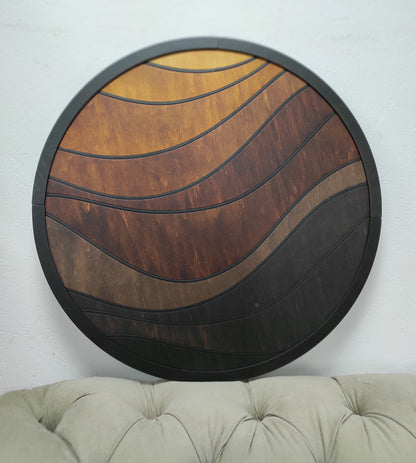 Wood Wall Round Decor