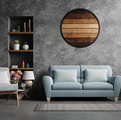 Wood Wall Round Decor