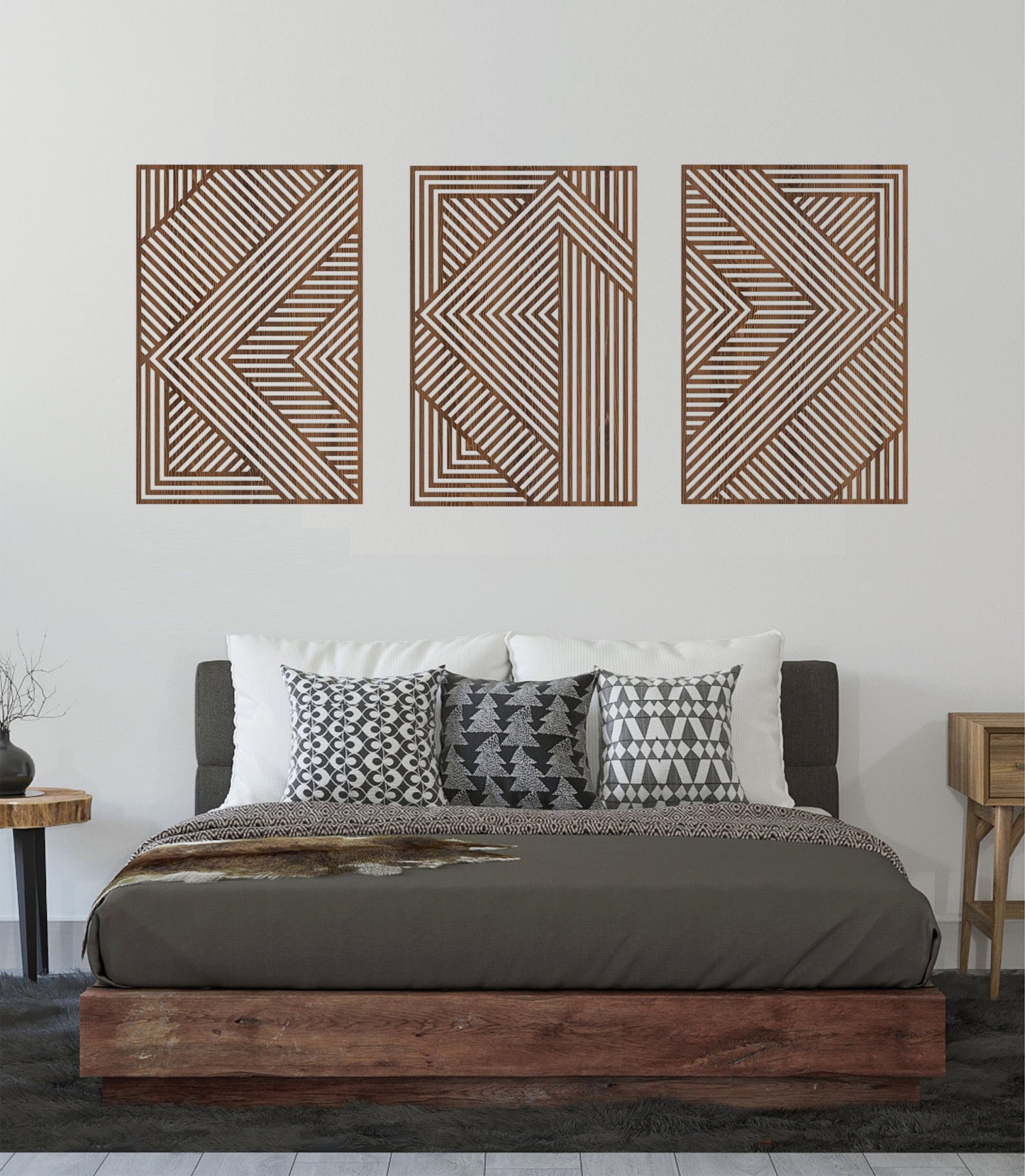 Wood wall art