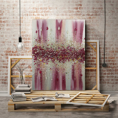 Glitter Glass Painting