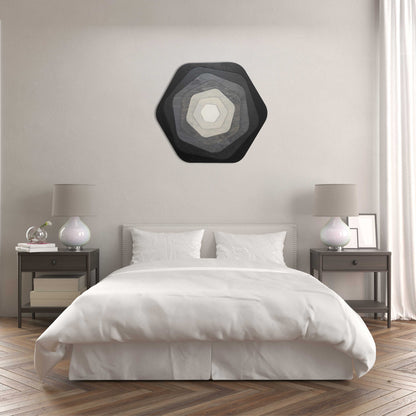 Wood Wall Hexagon Decor